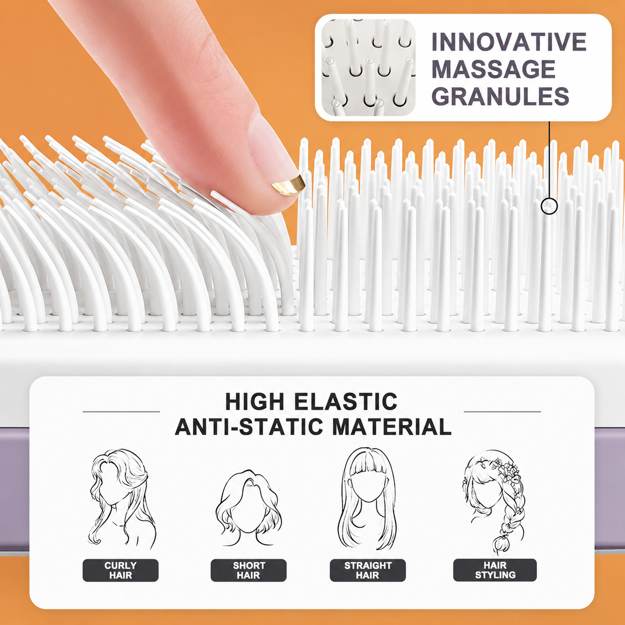 Self Cleaning Hair Brush
