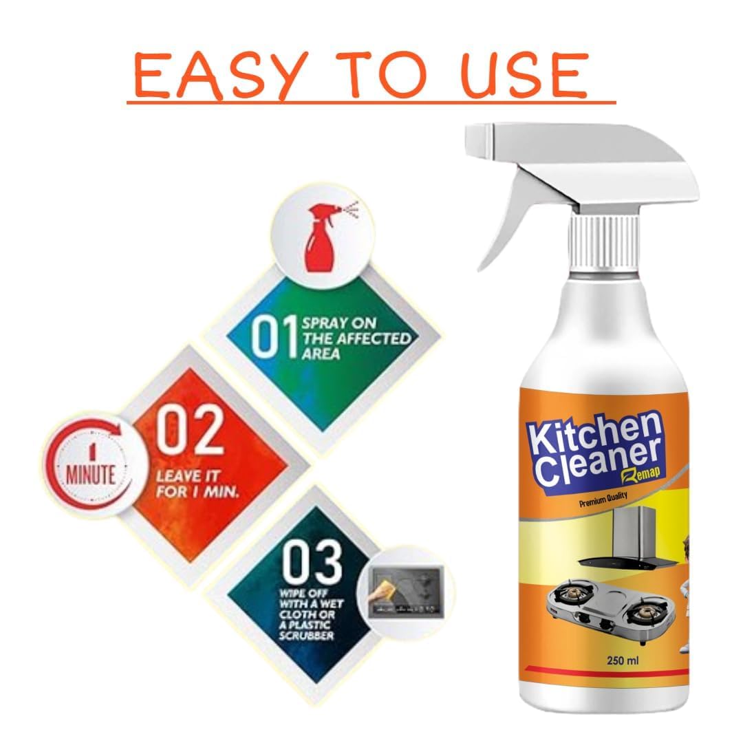 Kitchen Grease & Oil Remover Spray – 300ml