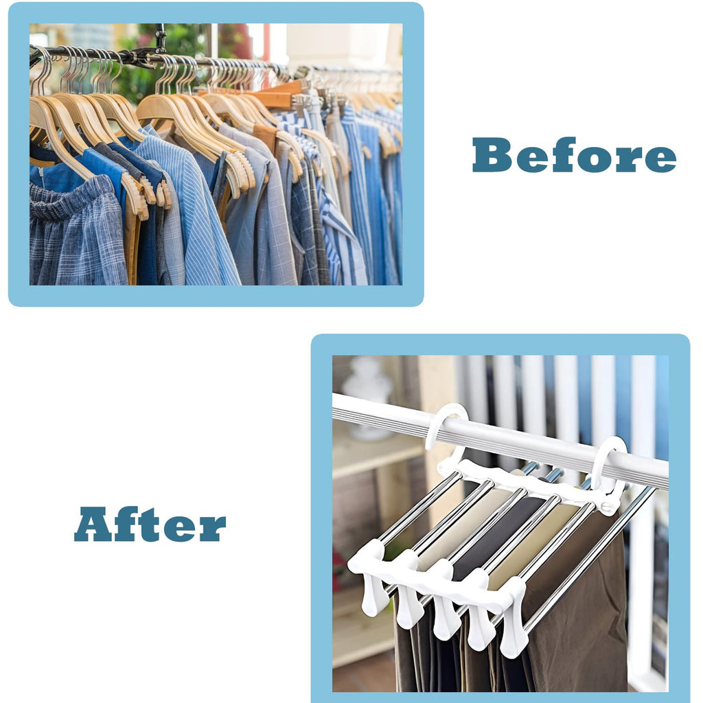 5 in 1 ABS Foldable Hangers (Pack of 2)