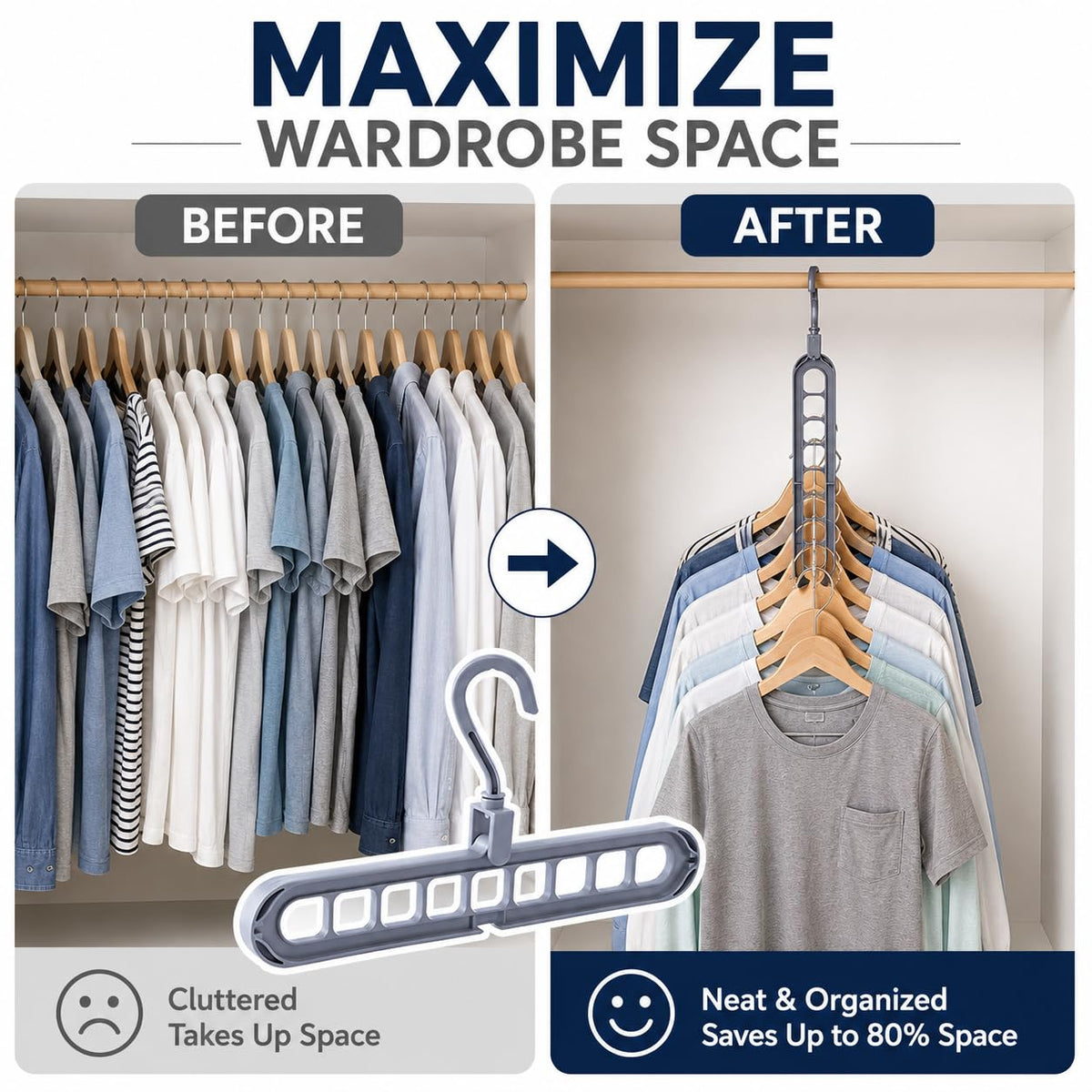 Magic Space-Saving Hangers