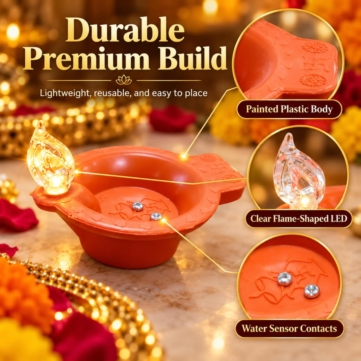 Water Sensor LED Diyas