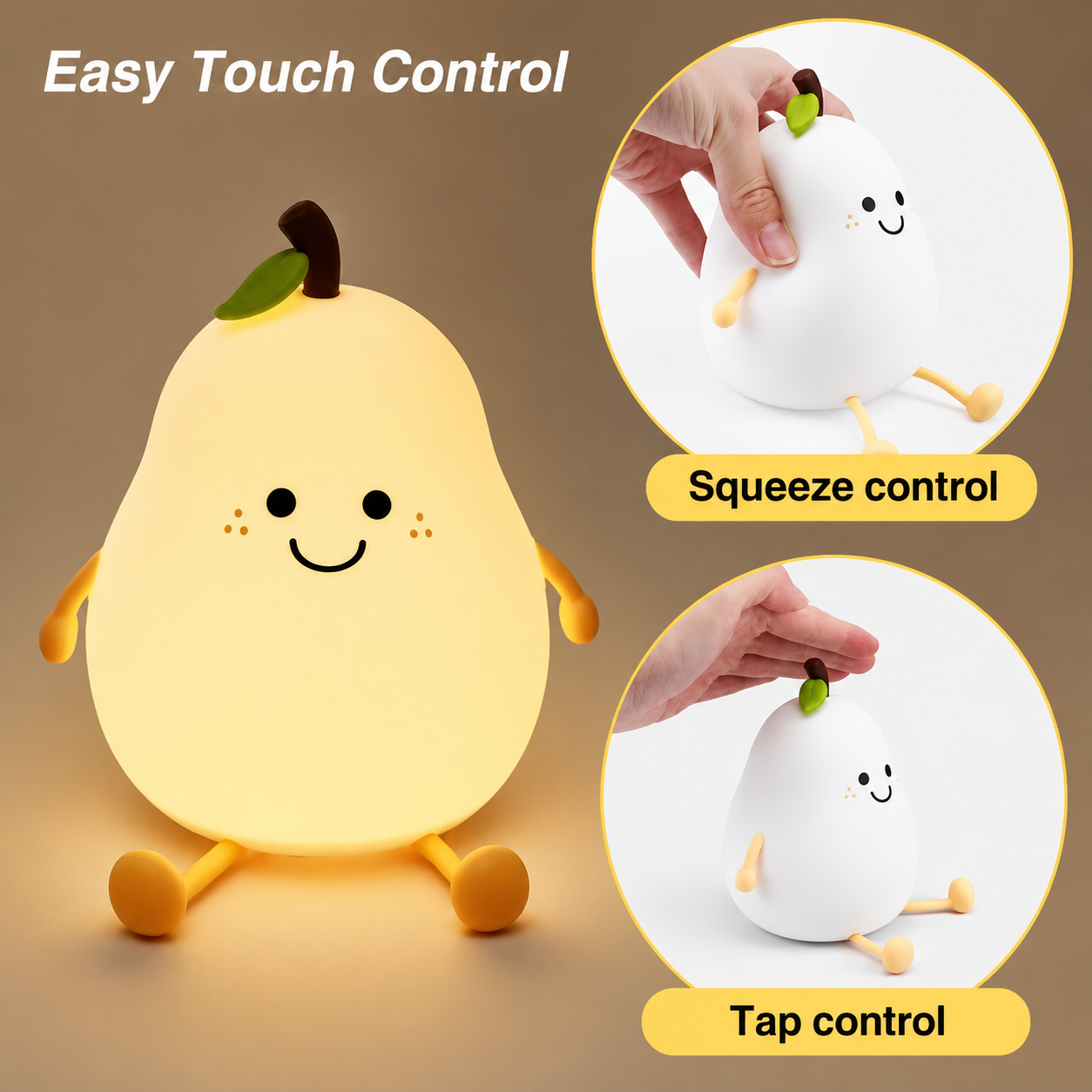 Cute Pear Night Lamp
