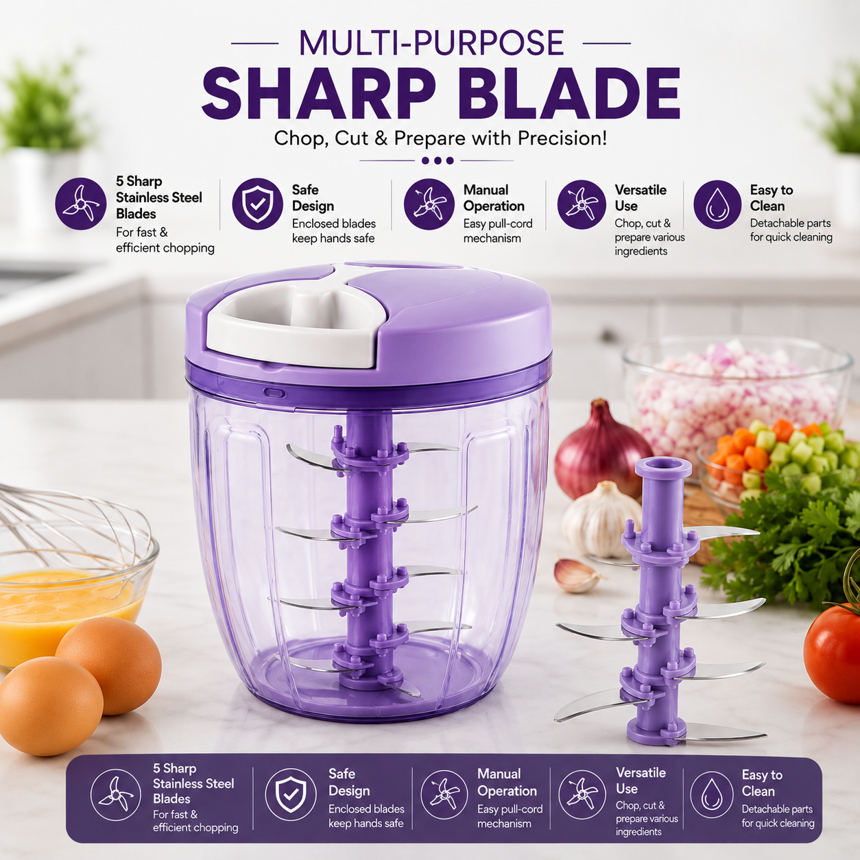 Multi-Purpose Kitchen Chopper