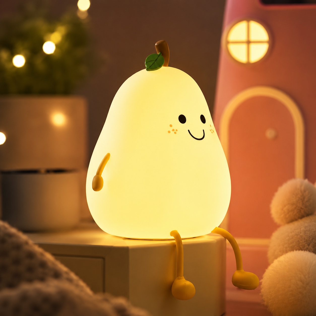 Cute Pear Night Lamp