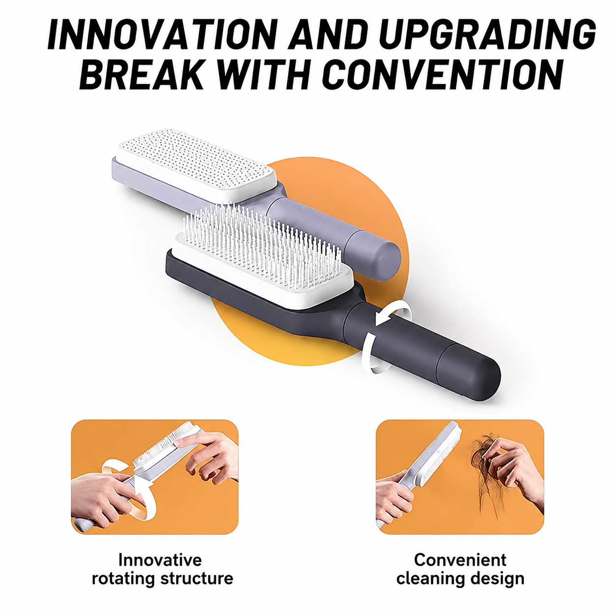 Self Cleaning Hair Brush