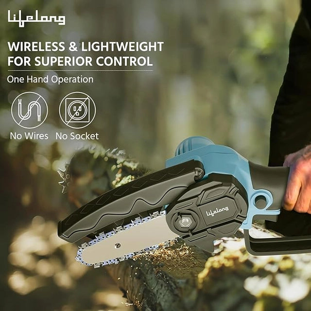 Cordless Mini Chainsaw 6-Inch